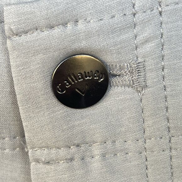 Callaway Performance Golf Short Mens Size 40 Gray Opti-Dri Media Pocket Active - Picture 3 of 11